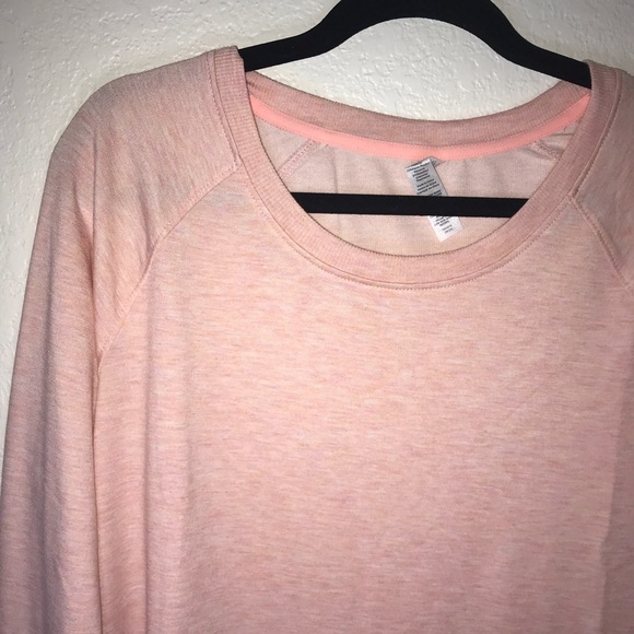 Reebok Pink Sweatshirt w/ Thumbholes Sz L BNWT - Picture 5 of 11